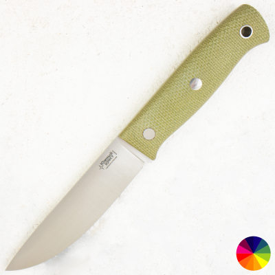 Нож Южный Крест Росомаха, Convex, Elmax, Micarta Хаки, Насечка, 215.0847.Elmax.K